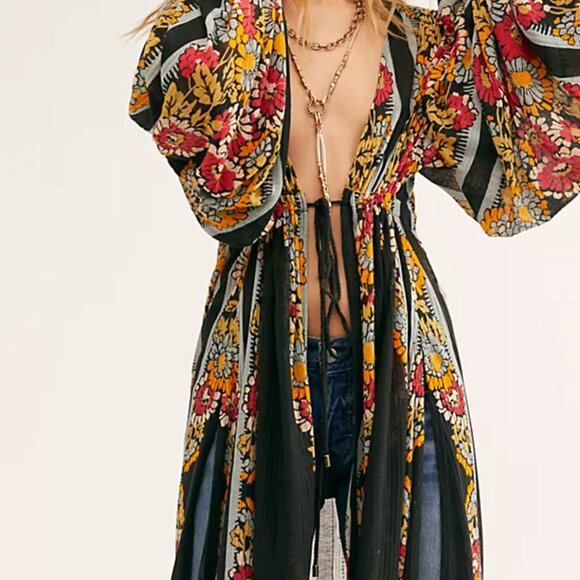 Free People Dream Girl Maxi Top-XS - Picture 2 of 2